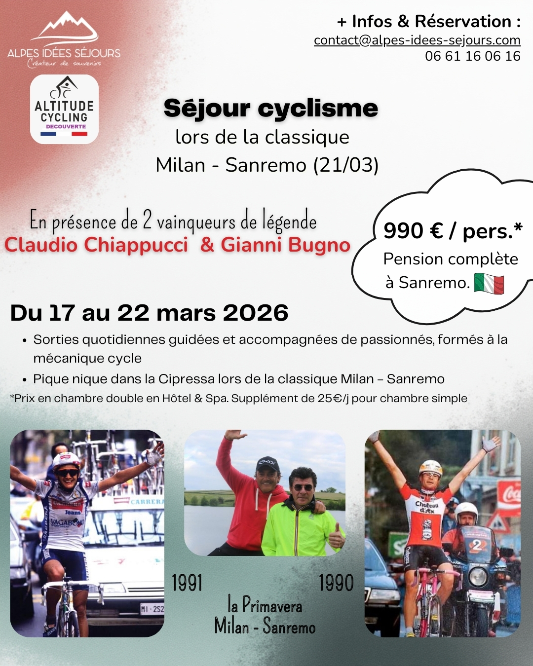 Sanremo - du 17 au 22 Mars 2026