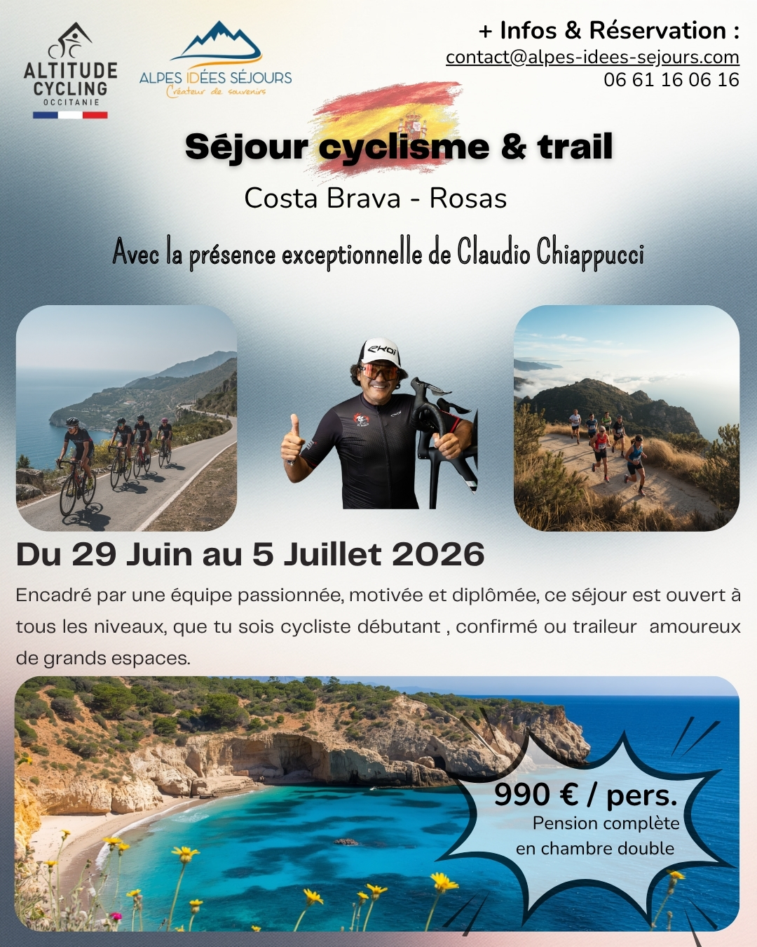 Séjour Cyclisme & Trail – Costa Brava